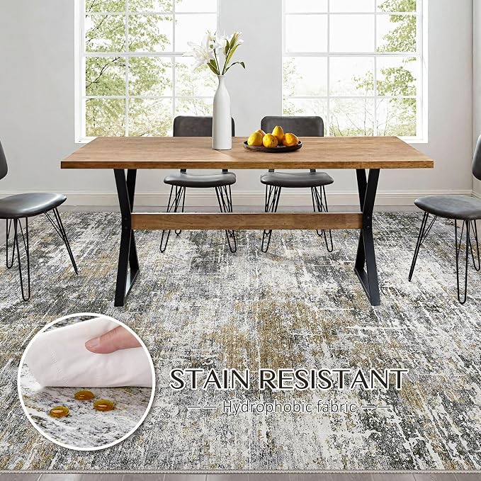 Abstract Living Room Rug 8x10 - Image 4