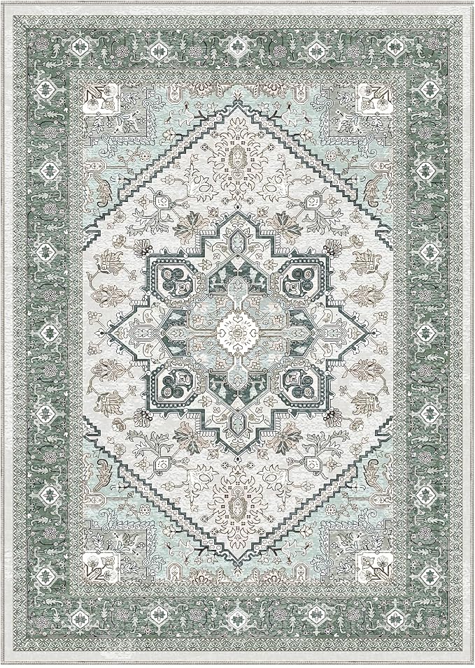 OPPODREAM Thin Area Rugs 9x12 Living Room, Washable Rugs 9x12 - Image 9