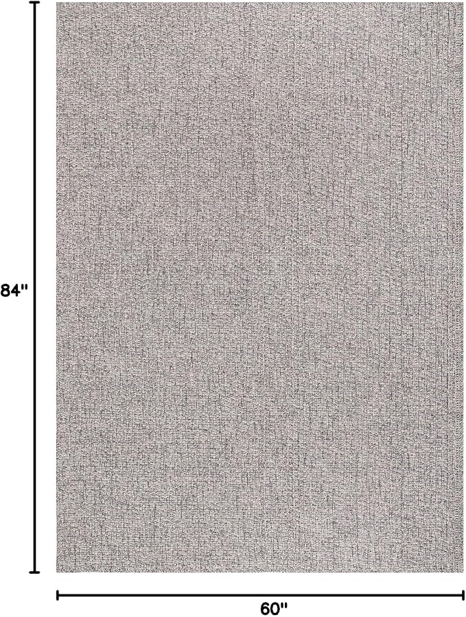Easy Jute Rug 5x7 Indoor Outdoor Natural Rugs Solid Fiber Rug Woven Area Rug - Image 2