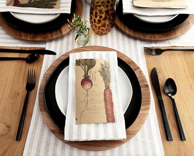 Solino Home Linen Table Runner 72 Inches Long - Image 3