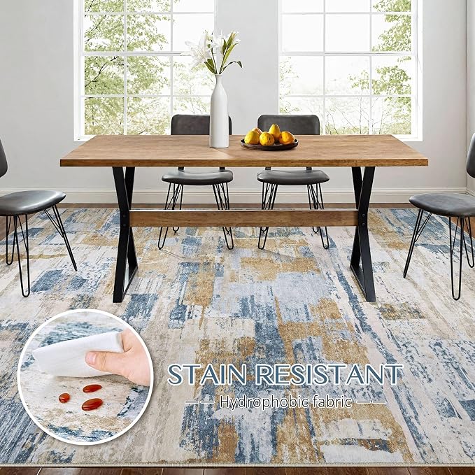 Abstract Living Room Rug 10x12 - Image 4
