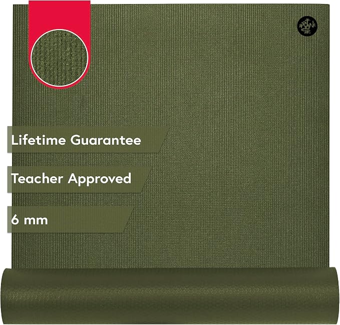 Manduka PRO Yoga Mat - 6mm | Lifetime Durability | Hygienic Construction | by Manduka