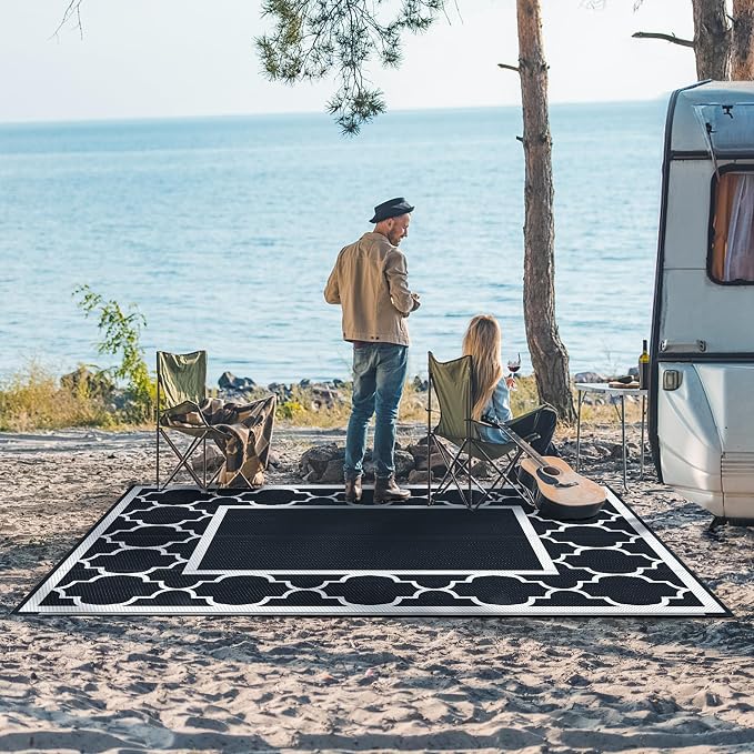 GENIMO 5' x 8' Outdoor Rug Waterproof - Image 6