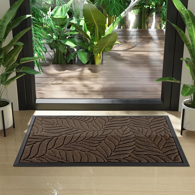 Yimobra Front Door Mat Outdoor Indoor, 29.5x17 All-Season Waterproof Door Mat - Image 6