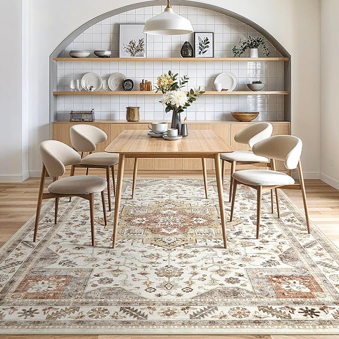 Vintage Living Room Area Rug 5x8 - Image 7