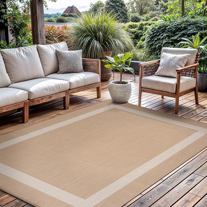 CAMILSON Outdoor Rug 6x9, Modern Outside Rugs by CAMILSONIndoorOutdoorAreaRugs
