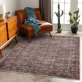 Washable Area Rug 4'x6' Traditional Floor Cover Foldable Thin Rugs Retro by CHAMPLANT