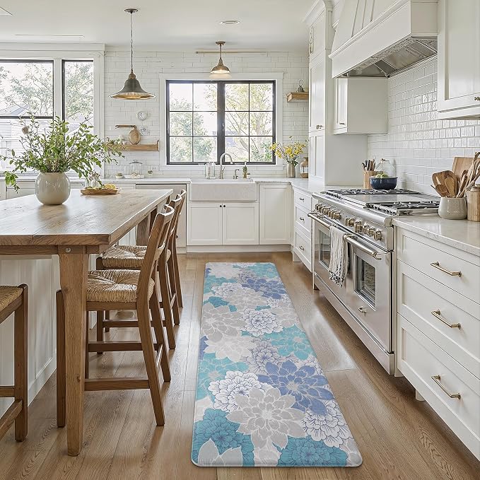 GENIMO Kitchen Mats for Floor, Kitchen Rugs Non Slip Washable, Waterproof by GENIMO