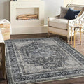 Washable Area Rug 4'x6' Traditional Floor Cover Foldable Thin Rugs Retro by CHAMPLANT