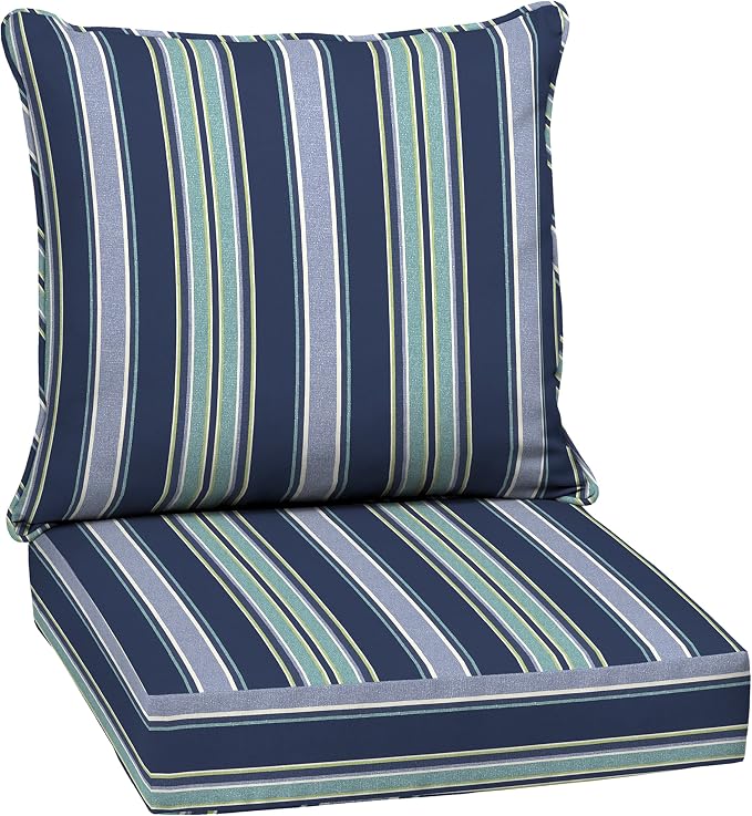 Arden Outdoor Deep Seat Cushion Set, 24 in x 24 in, Weather-Proof, Rain-Proof by ARDEN