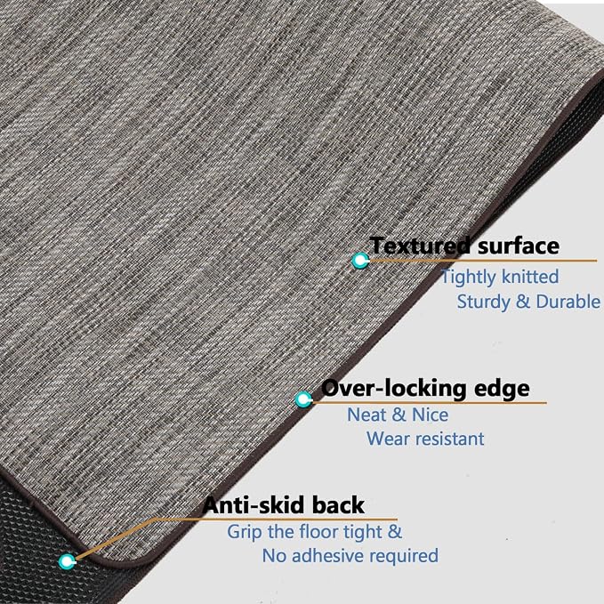 Chair Mat for Hardwood & Tile Floor, Anti Slip, Floor Protector for Home Office - Image 3
