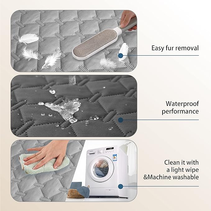 gogobunny 3X Stronger Waterproof Pet Blanket, Scratch Proof Furniture Protector - Image 7