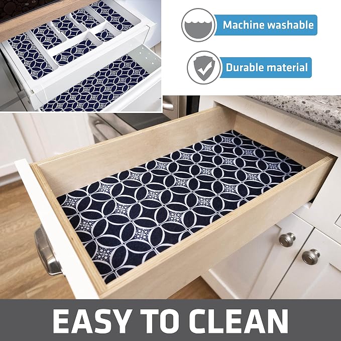 Drymate Premium Luxury Shelf & Drawer Liner, Thick Cushioned Fabric, - Image 6