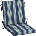 ARDEN Outdoor Midback Chair Cushion, 18 x 16.5, Water Repellent, Fade Resistant by ARDEN