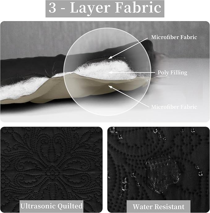 Easy-Going Twin Size Reversible Quilt Set - Image 5