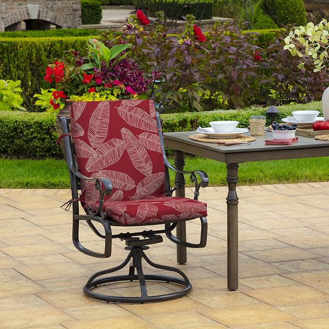 Arden Outdoor Dining Chair Cushion, 20 in x 20 in, Weather-Proof, Rain-Proof - Image 7