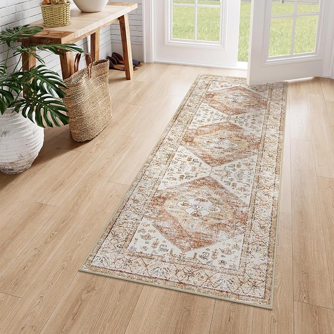 Lahome Boho Washable Runner Rug by Lahome