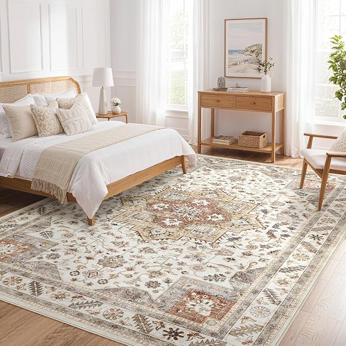 Vintage Living Room Area Rug 6x9 - Image 8