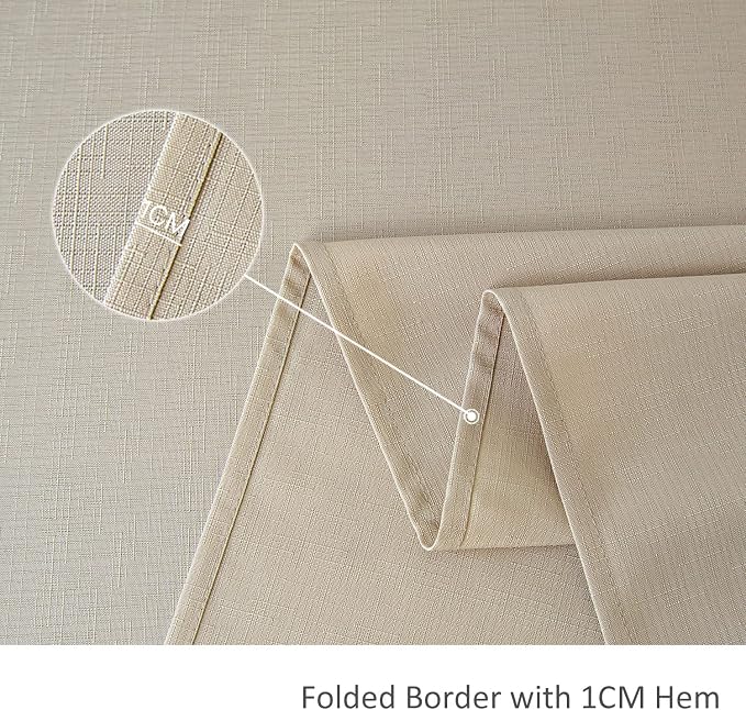 maxmill Tablecloth Stain Resistant Waterproof Wrinkle Resistant Spillproof - Image 6