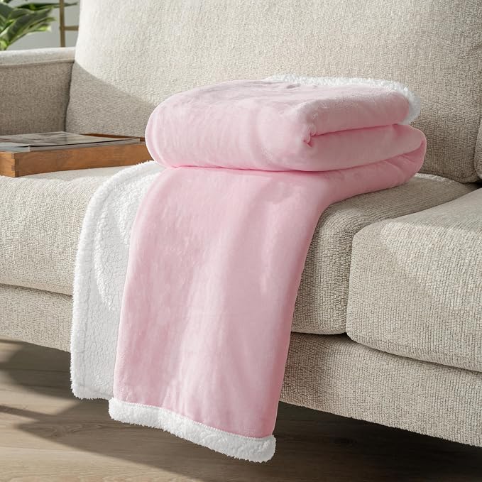 PAVILIA Sherpa Fleece Throw Blanket - Image 5
