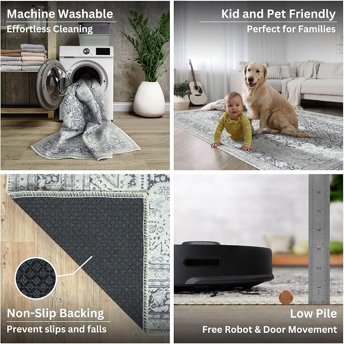 Bloom Rugs Washable Non-Slip 3' x 5' Rug - Image 4