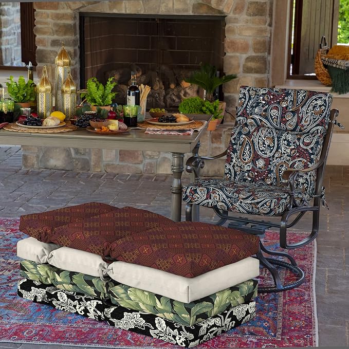 Arden Outdoor Chair Cushion, 21 x 20, Rain-Proof, Fade Resistant 20 x 21 - Image 5
