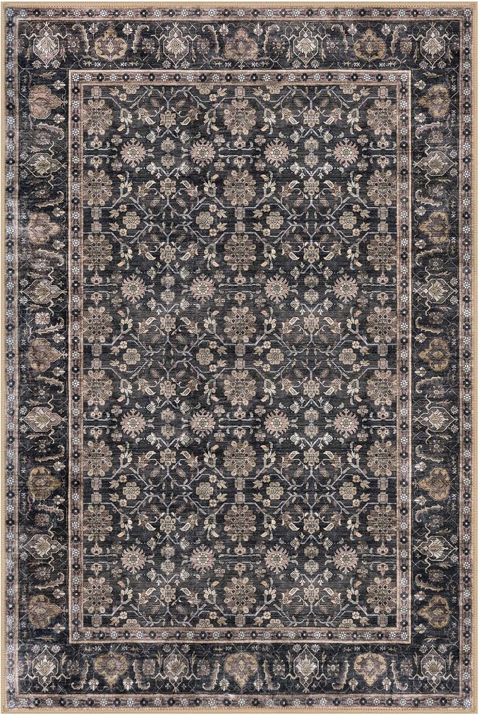 KUTA 5x7 Area Rugs, Vintage Washable Rugs - Image 8