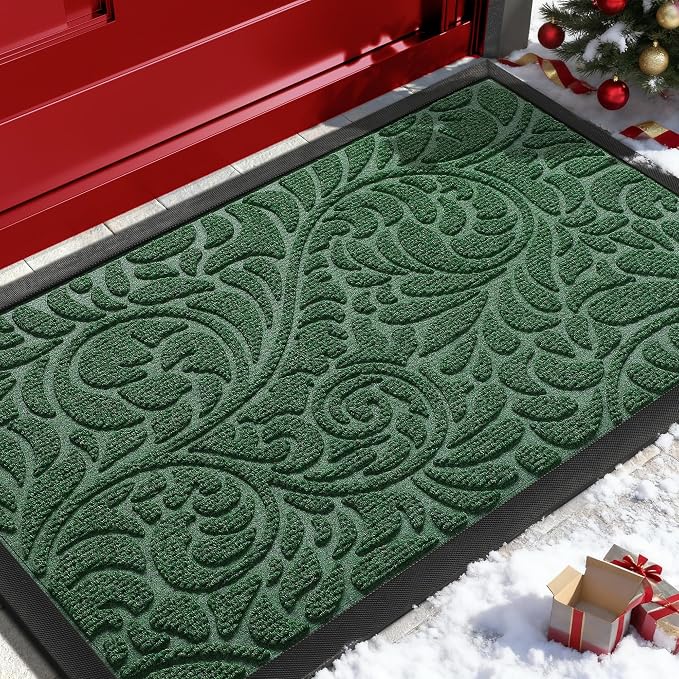 Yimobra Door Mat Outside Entrance 29.5x17, Waterproof Sturdy Outdoor Mats by Yimobra