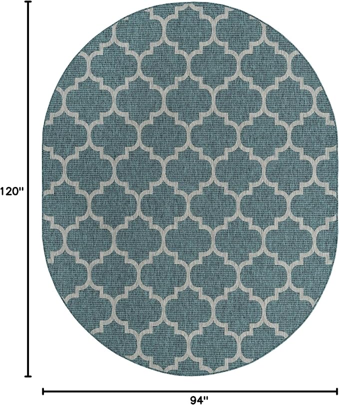 Unique Loom Outdoor Trellis Collection Area Rug - Image 2