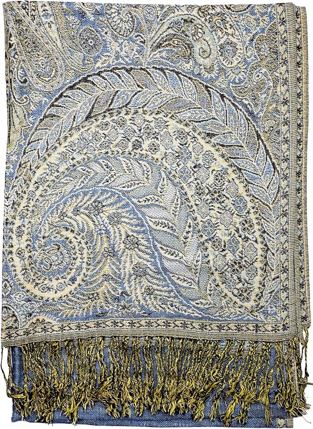 Achillea Big Paisley Pashmina Shawl Wrap - Image 4