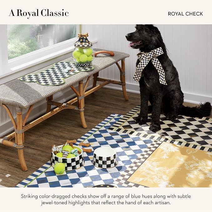 MACKENZIE-CHILDS Pup Placemat, Cute Pet-Food Mat - Image 3