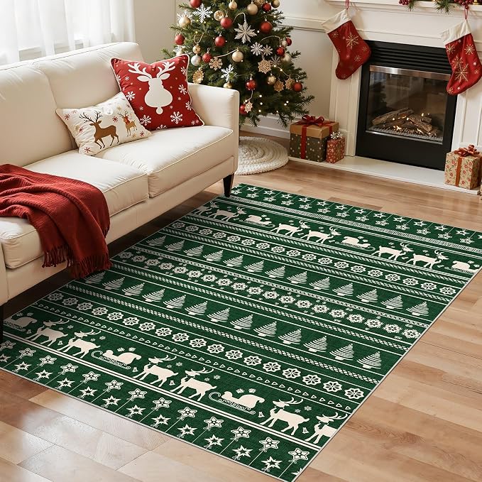 Abstract Living Room Rug 5X7 by kakania