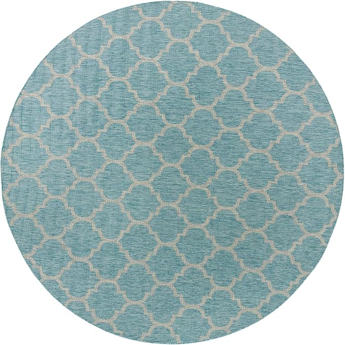 Unique Loom Outdoor Trellis Collection Area Rug - Image 3