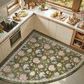 jinchan Elora Floral Corner Rug by JINCHAN