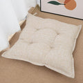 SINSOSSO Large Floor Pillow 22", Thickened Bite-Size Memory Foam Square by SINOSSO