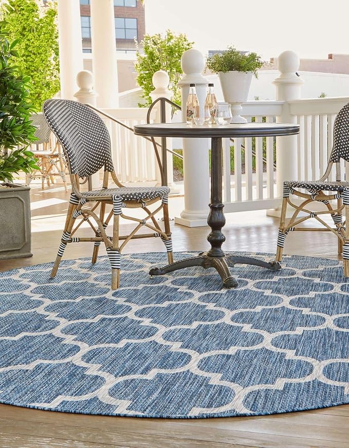 Unique Loom Outdoor Trellis Collection Area Rug - Image 2