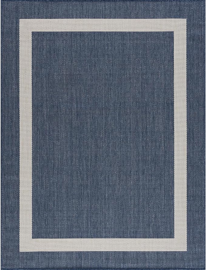CAMILSON Outdoor Rug 5x7, Modern Outside Rugs - Image 3