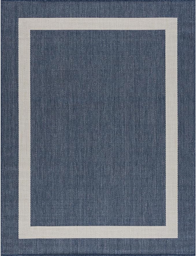 CAMILSON Outdoor Rug 6x9, Modern Outside Rugs - Image 3