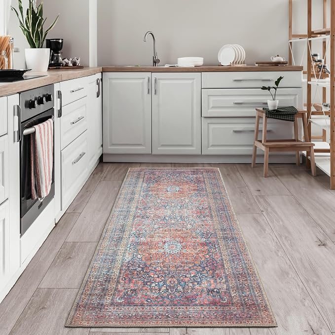 Bloom Rugs Washable Non-Slip 7 ft Runner - Image 5