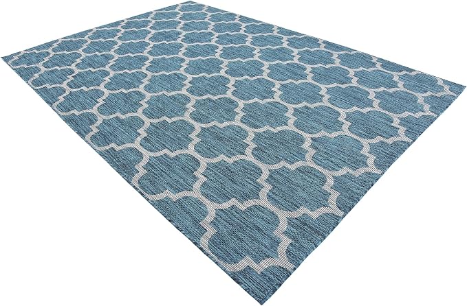 Unique Loom Outdoor Trellis Collection Area Rug - Image 5
