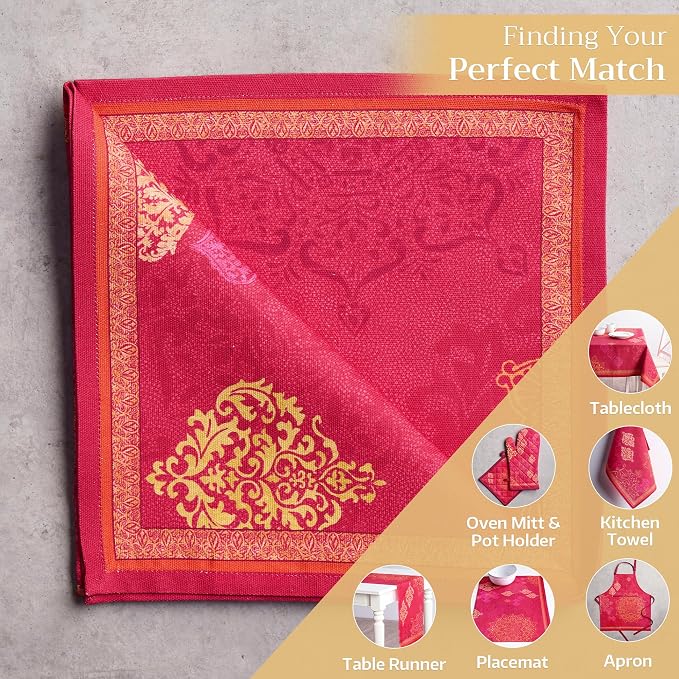 Maison d' Hermine Cloth Napkins Set of 4 100% Cotton - Image 5
