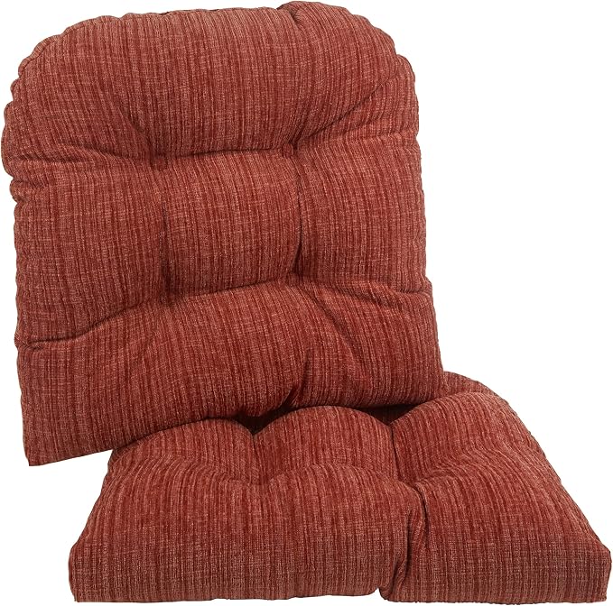 Klear Vu Gripper Overstuffed Universal Non-Slip Dining Chair Cushions by KlearVUHomeTextiles