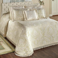 Timeless Vintage Style Bedding | Neutral Sage and Ecru | Textured Matelasse by TouchofClass