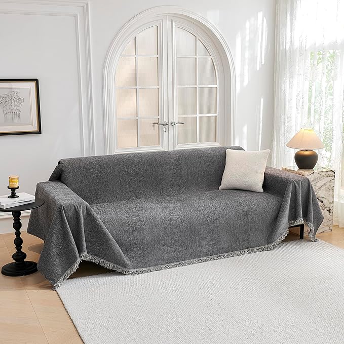 MYSKY HOME Couch Cover for Dogs, Washable Couch Covers, Non Slip Sofa Cover by MYSKYHOME