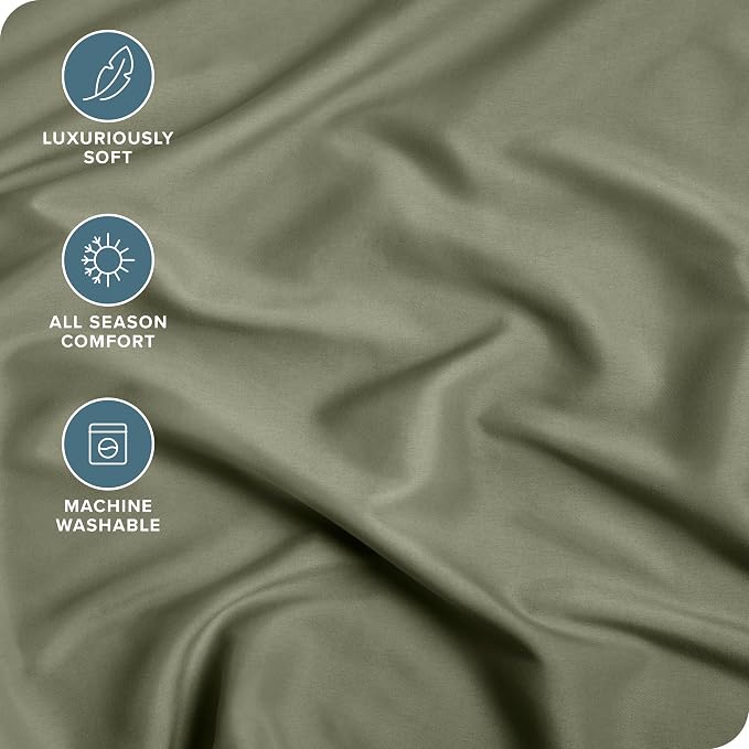 Bare Home Fitted Bottom Sheet Twin Extra Long Size - Image 2