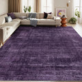 Kokia Abstract Area Rugs 9x12 Bedroom Washable Decor Low Pile Non-Slip by Kokia