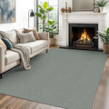 EARTHALL Washable Area Rugs 5x7 Ft Non Slip Living Room Rugs Cotton Rubber by EARTHALL