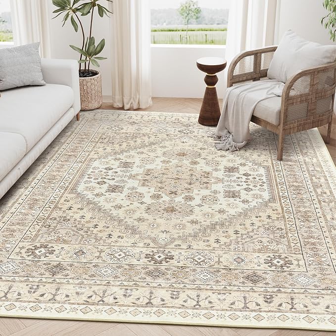 zesthome 6x9 Area Rug, Super Soft Washable Rugs by Zesthome