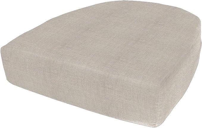 Cushion Source Rounded Back Seat Cushion, 19.5" x 20" x 5" deep Indoor and by CushionSource