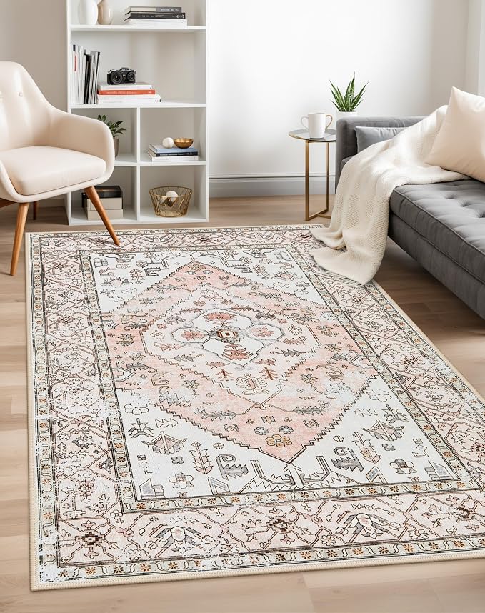 Lahome Boho Washable Living Room Area Rug - Image 7